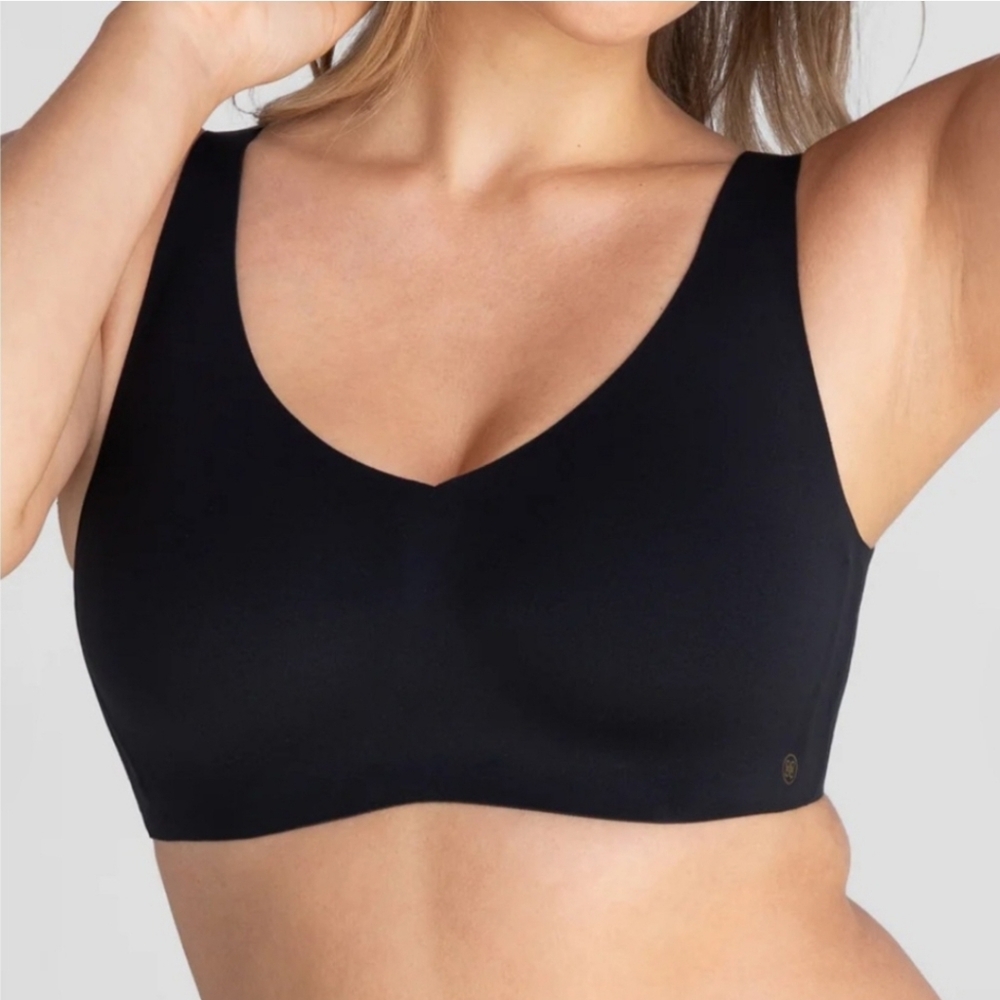 Honeylove V-Neck Bra Black  Size 2X